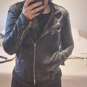EUC Danier 2XS Juliette Leather Moto Jacket